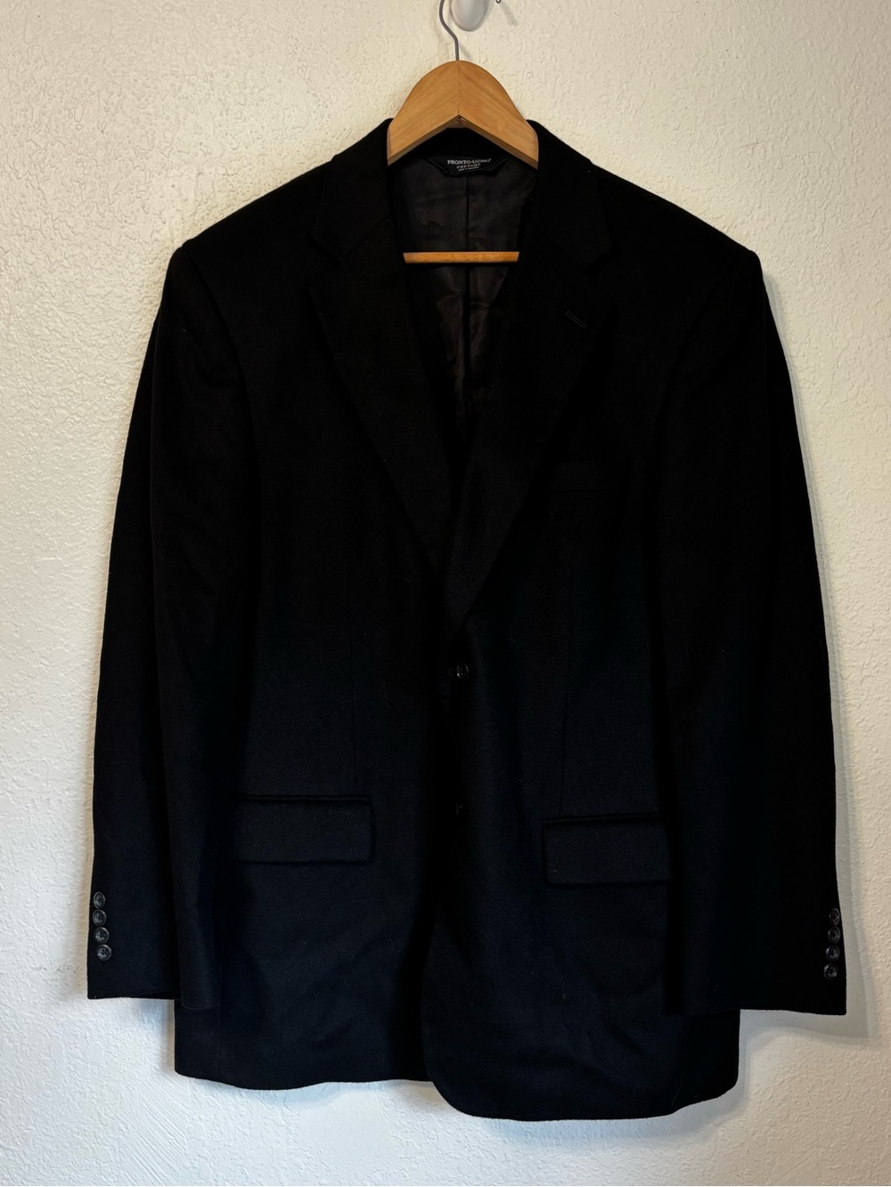 Pronto Uomo Couture Cashmere Suit Jacket 42R